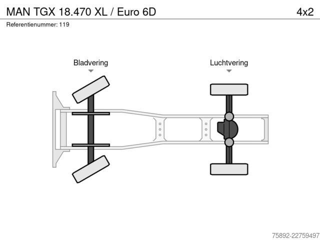 Standard-SZM MAN TGX 18.470 XL / Euro 6D
