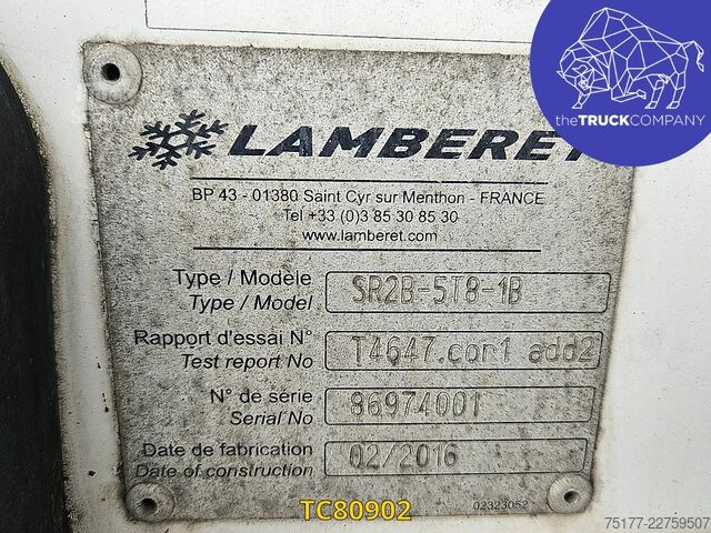 Transporte refrigerado/congelado Lamberet 