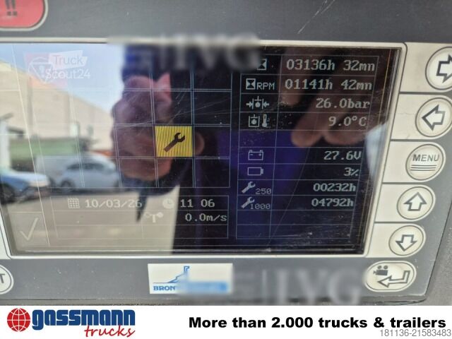 Ugunsdzēsēju automašīna MAN TGM 18.340 4x2 BL, Navi, Ziegler Aufbau, Bronto