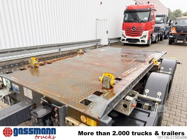 Hooklift trailer Hüffermann HTM 13.35 P Absetzanhänger