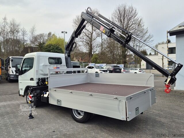 Pritschenwagen Fuso 3S15 Alu Pritsche 2.80 Ladekran Funk sofort verfügbar!