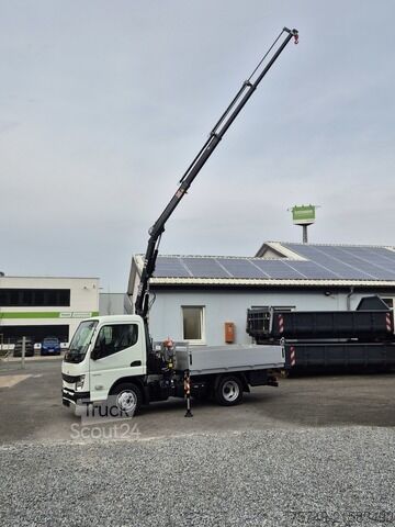 Pritschenwagen Fuso 3S15 Alu Pritsche 2.80 Ladekran Funk sofort verfügbar!