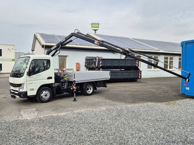 Pritschenwagen Fuso 3S15 Alu Pritsche 2.80 Ladekran Funk sofort verfügbar!