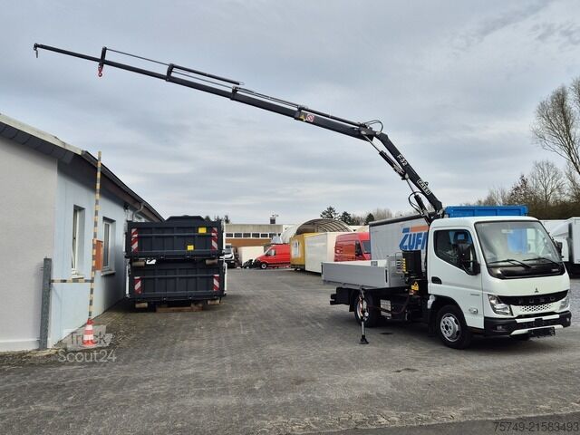 Pritschenwagen Fuso 3S15 Alu Pritsche 2.80 Ladekran Funk sofort verfügbar!