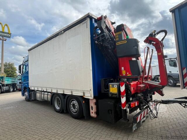 Кран, монтиран на камион MERCEDES-BENZ Actros neu 2548 L 6x2 Pritsche Heckkran 34m/to,
