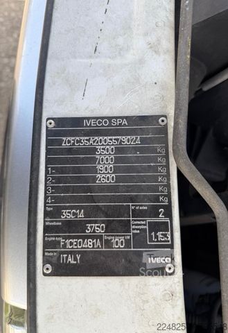 Furgone chiuso IVECO 35C14 KOFFERAUFBAU+LBW*2006*3,0 LITER*111.000KM*