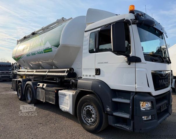 Autocisterna a vuoto MAN TGS 26.480 PELLETS LKW*2016*EURO6*LENKACHSE*