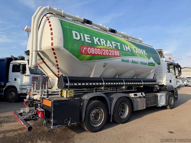 Autocisterna a vuoto MAN TGS 26.480 PELLETS LKW*2016*EURO6*LENKACHSE*