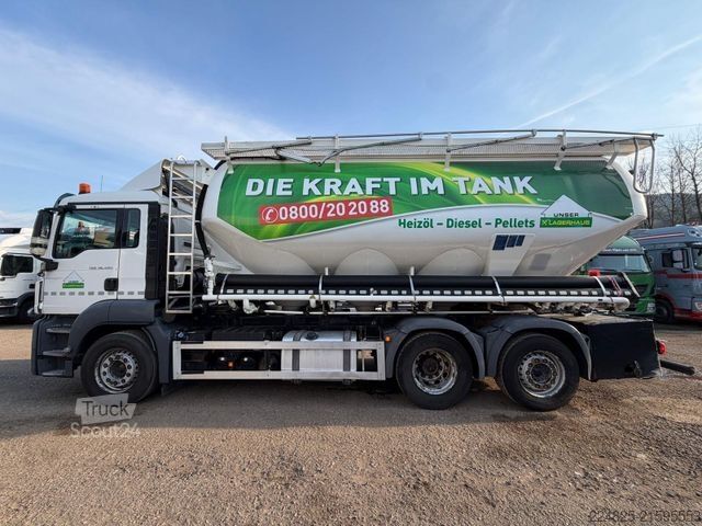 Autocisterna a vuoto MAN TGS 26.480 PELLETS LKW*2016*EURO6*LENKACHSE*