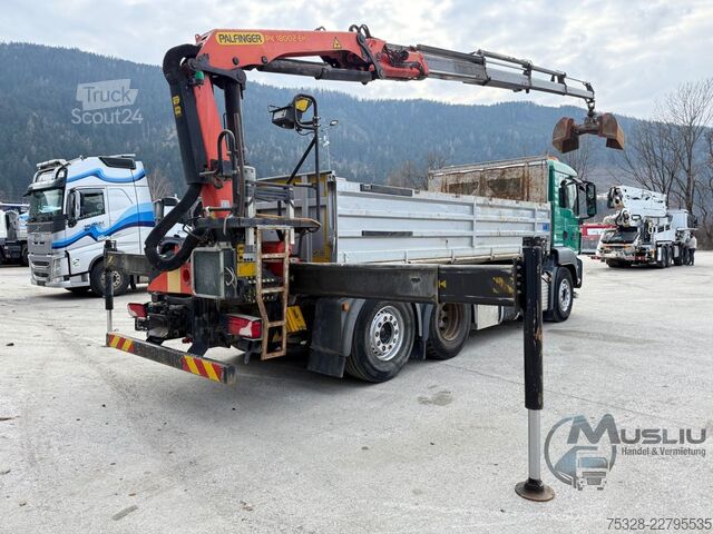 Kiper kamion MAN TGS 26.400 6X2 Lenk Kipper Kran PK 18002 Funk