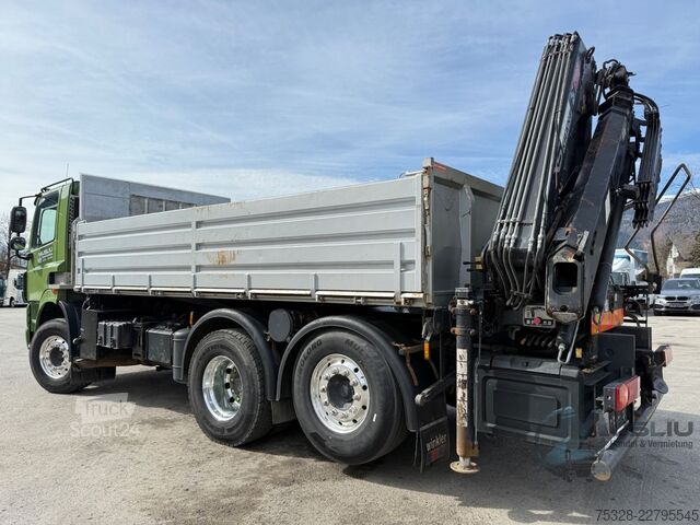Kiper kamion DAF CF85 410 6x2 Meiller Kipper Kran Hiab 144 ES-3