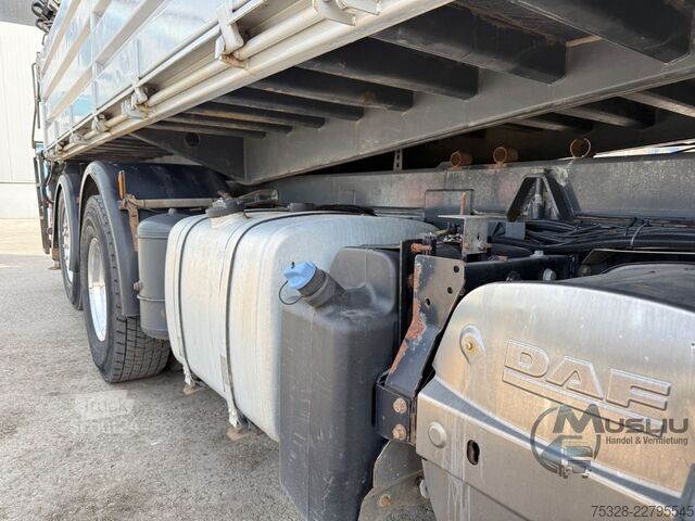 Kiper kamion DAF CF85 410 6x2 Meiller Kipper Kran Hiab 144 ES-3