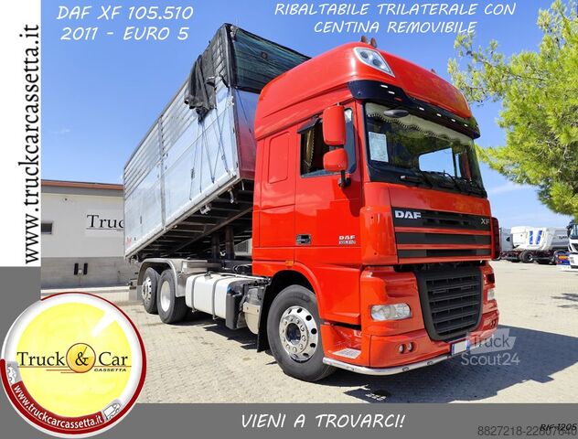 трьохсторонній самоскид DAF xf 105.510