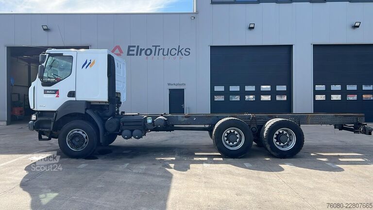 Fahrgestell mit Fahrerhaus Renault Premium 450 DXI (BOITE MANUELLE / LAMES / BIG A...
