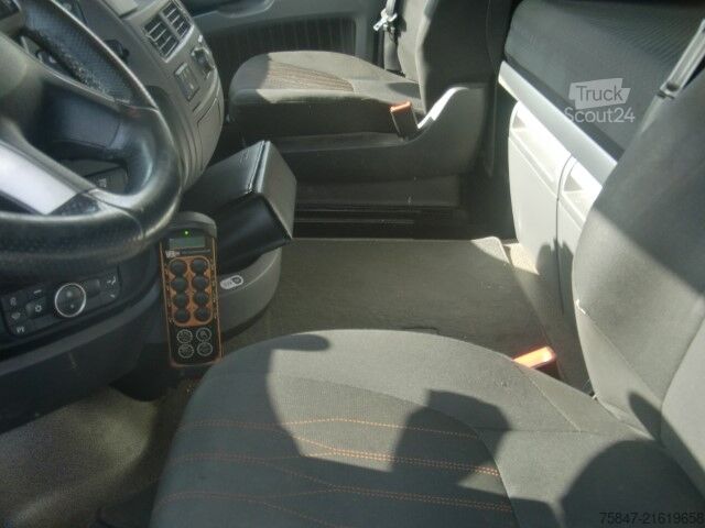 Roll-off tipper truck DAF XF 480 FAN Lenkachse Intarder Standklima