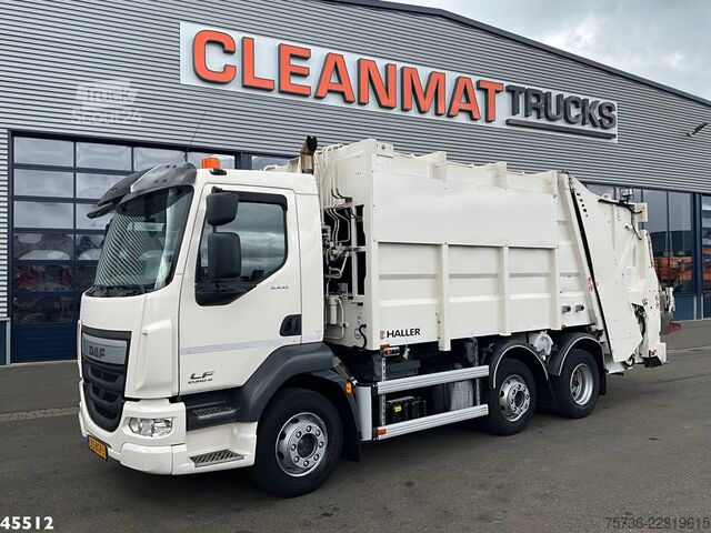 Abfallsammelfahrzeug DAF FAG LF 220 Euro 6 Haller 14m³ Just 122.382 km!