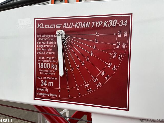Kėlimo platforma DAF FA 45 CF 220 Klaas 34 meter Dachdeckerkran