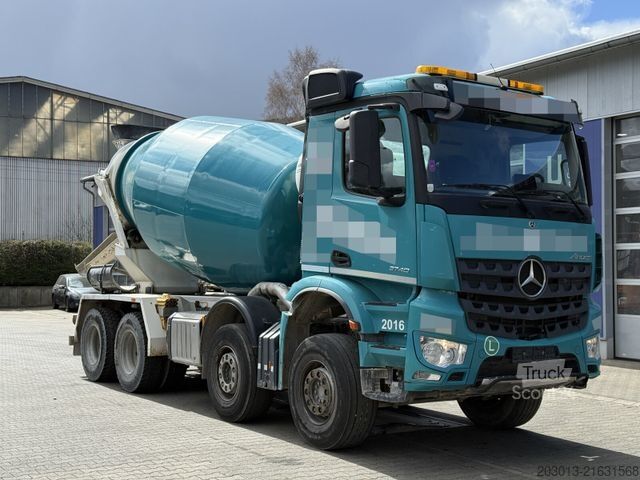 Concrete mixer truck MERCEDES-BENZ AROCS 3740 8x4 Betonmischer EUROMIX 10 m³