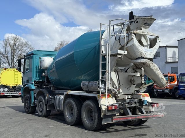 Concrete mixer truck MERCEDES-BENZ AROCS 3740 8x4 Betonmischer EUROMIX 10 m³