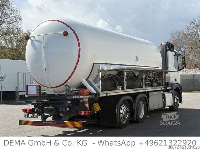 Swap body truck MERCEDES-BENZ Actros 2540 *Lenk+Lift*LPG 11800l*ADR*