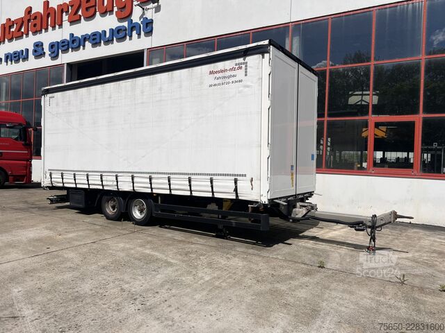 Remorcă deschisă cu prelată Möslein TPW 105 D Schwebheim  Tandemplanenanhänger durchladbar