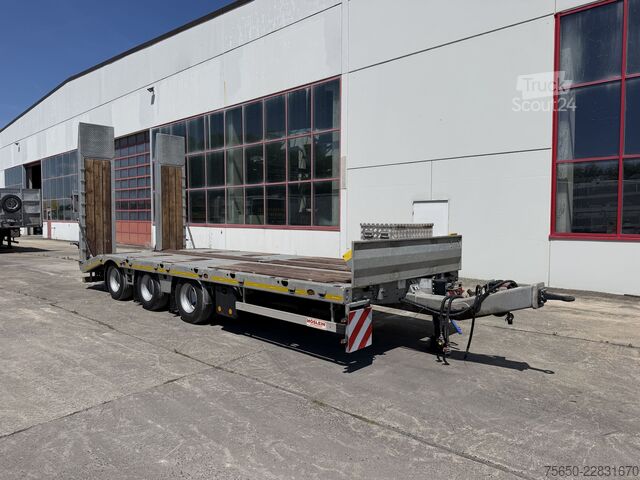 Remorcă cu platformă joasă Möslein TTA33 Schwebheim  31 t Tridemtieflader, neuwertig