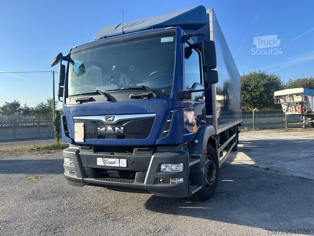 Laatikkotrukki MAN TGM 16.250 EURO 6 FURGON 16T