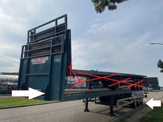 Remorca platformei Haan OPL 45 Heavy Duty (45Ton) / Rungen-Potholes / N...