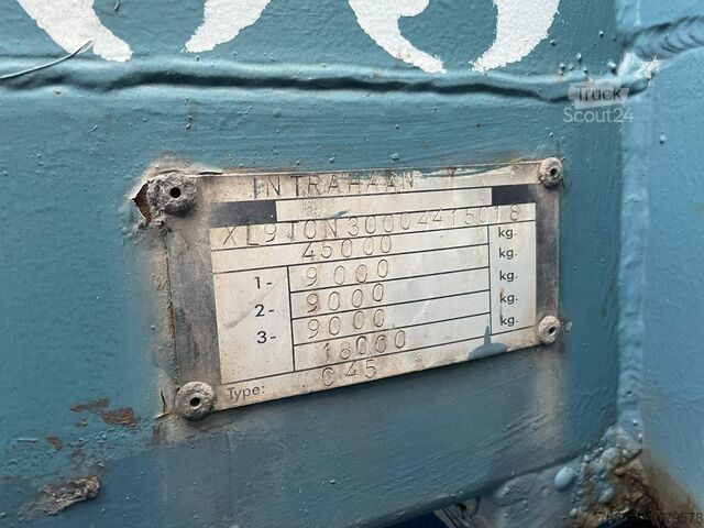 Remorca platformei Haan OPL45 Heavy Duty (45Ton) / Rungen-Potholes / NL...