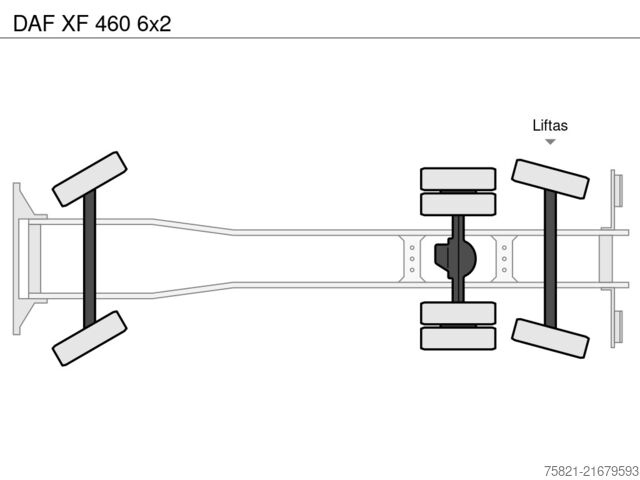 Sistema BDF DAF XF 460 6x2