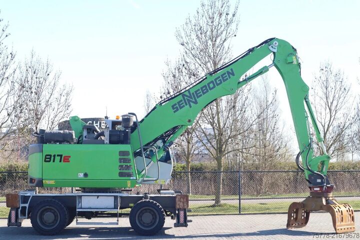 Pelle sur roues Sennebogen 817E K9 ULM | SORTING GRAB | BSS | LOW HOURS