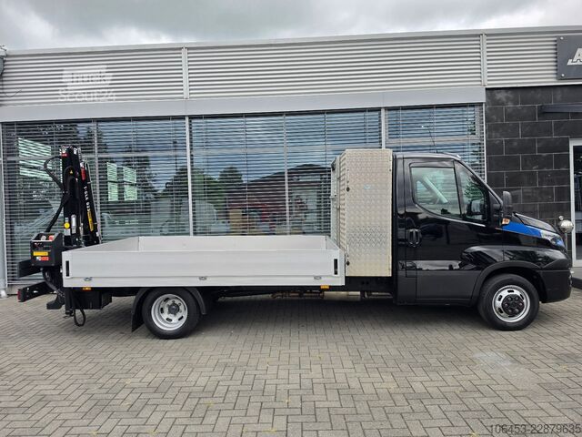 Sunkvežimis su kranu ir furgonu IVECO Daily  35 C 16 Hi-Matik Pritsche-Kran 3 Ausschüb