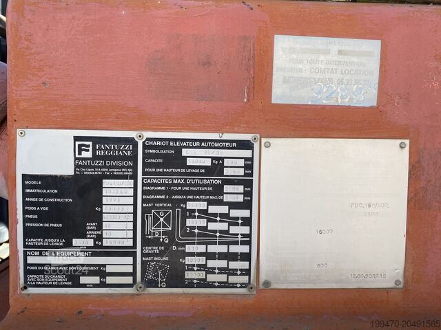 Περονοφόρο όχημα Fantuzzi FDC160