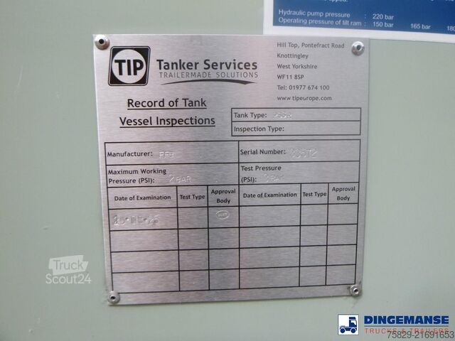 Depósito Feldbinder Powder tank alu 60 m3 (tipping)