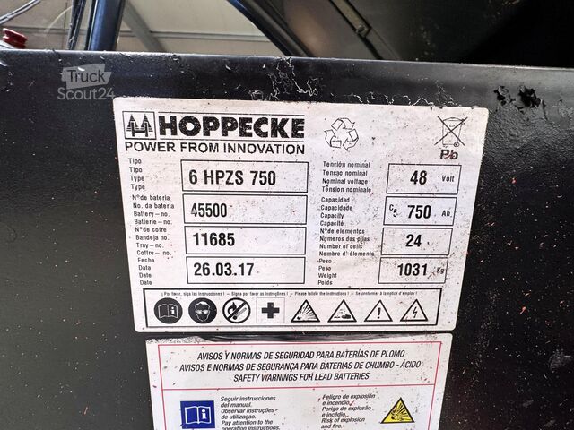 Baterie 03/2017, service și inspecție tehnică (UVV) până la 10/2027 Linde E 16L