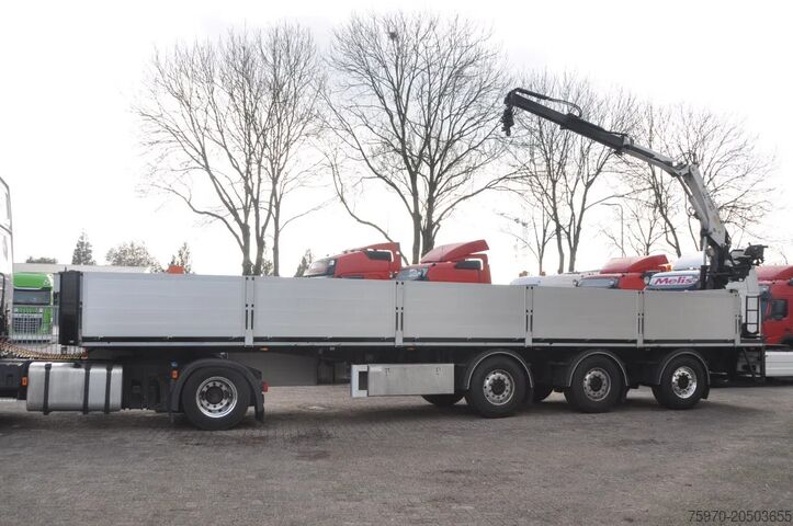 Nakladacia plošina KWB + KENNIS 13RL/60-2 KRAAN + ROTATOR + ALU BORDEN