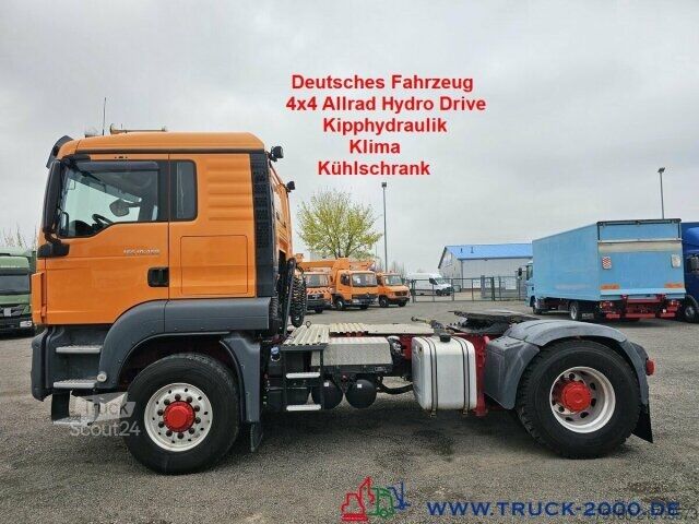 Standartinis vilkikas MAN TGS 18.460 4x4 (H) Kipphydr. + Bett Kühlschrank