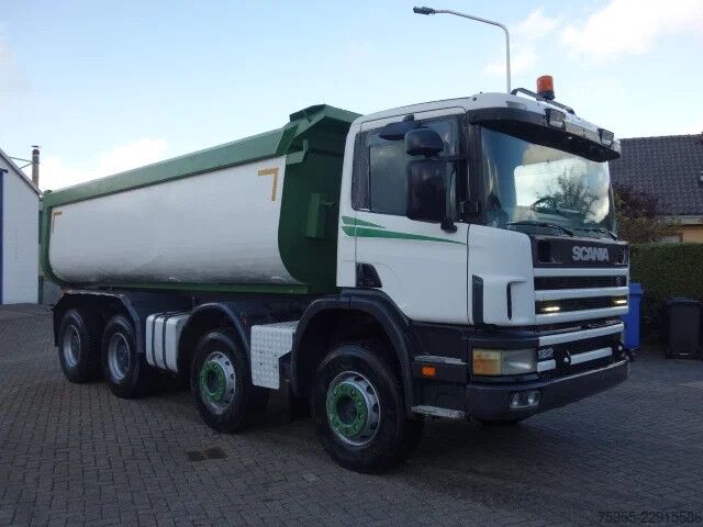 شاحنة قلابة Scania P124-420 20 CUB STEEL KIPPER
