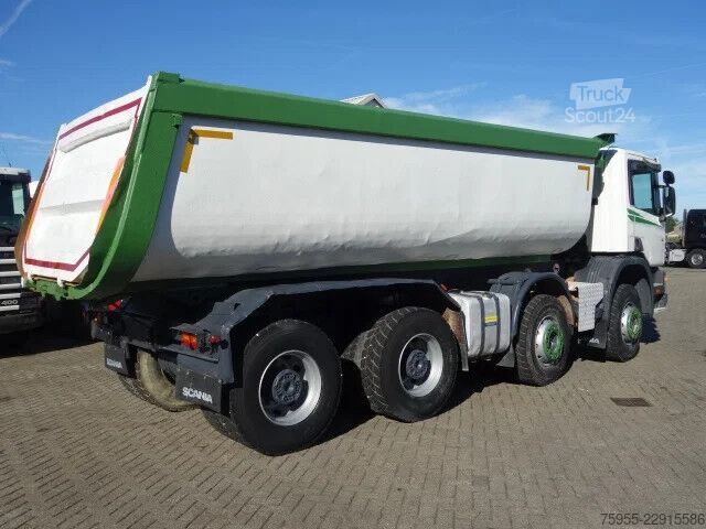 شاحنة قلابة Scania P124-420 20 CUB STEEL KIPPER