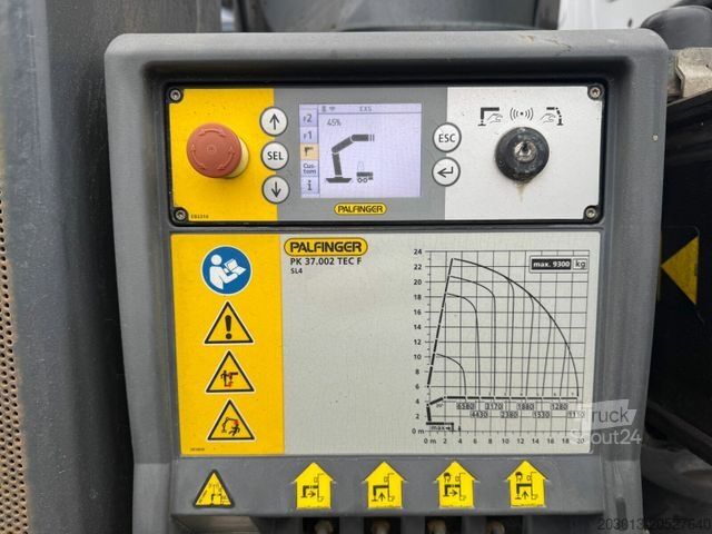 Камион с кука за контейнери MERCEDES-BENZ Arocs 3253 8x4 Abrollkipper Kran Palfinger 37002