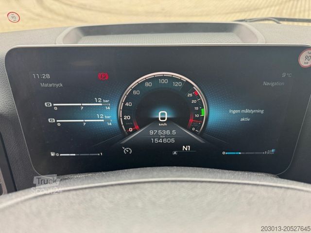 Teherautóra szerelt daru MERCEDES-BENZ Arocs 3253 8x4 Abrollkipper Kran Palfinger 37002