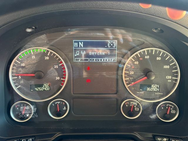 Ciężarówka z płaską platformą MAN TGX 26.480*RETARDER*BAUSTOFF*ATLAS KRAN*KOMPLETT