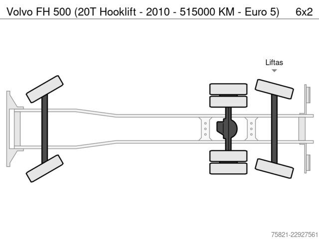 Σύστημα βραχίονα γάντζου Volvo Hooklift