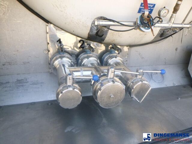 Tanque Feldbinder Food tank inox 39 m3 / 3 comp