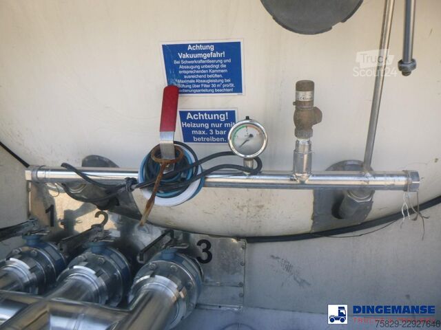 Tanque Feldbinder Food tank inox 39 m3 / 3 comp
