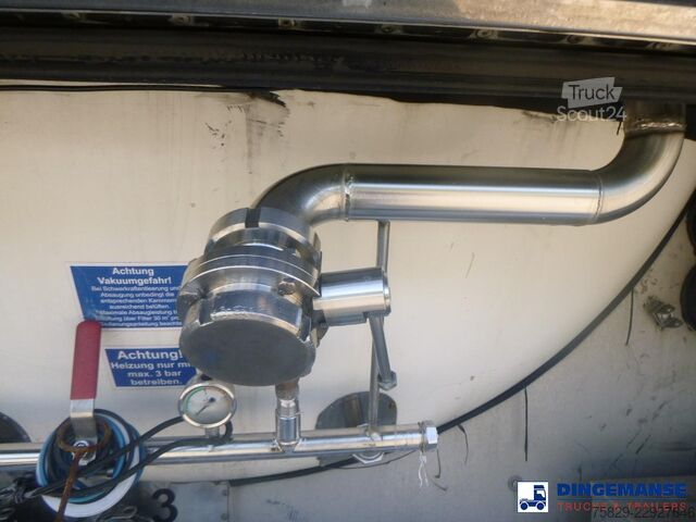 Tanque Feldbinder Food tank inox 39 m3 / 3 comp