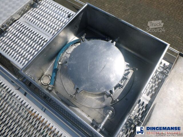 Tanque Feldbinder Food tank inox 39 m3 / 3 comp