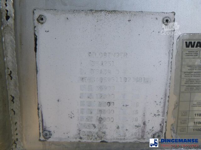 Tanque Feldbinder Food tank inox 39 m3 / 3 comp