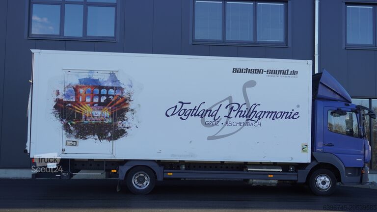 Transporter met koffer Mercedes-Benz Atego 816 Koffer mit LBW