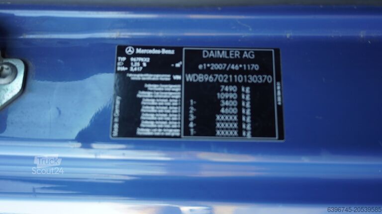 Transportér s kufrom Mercedes-Benz Atego 816 Koffer mit LBW